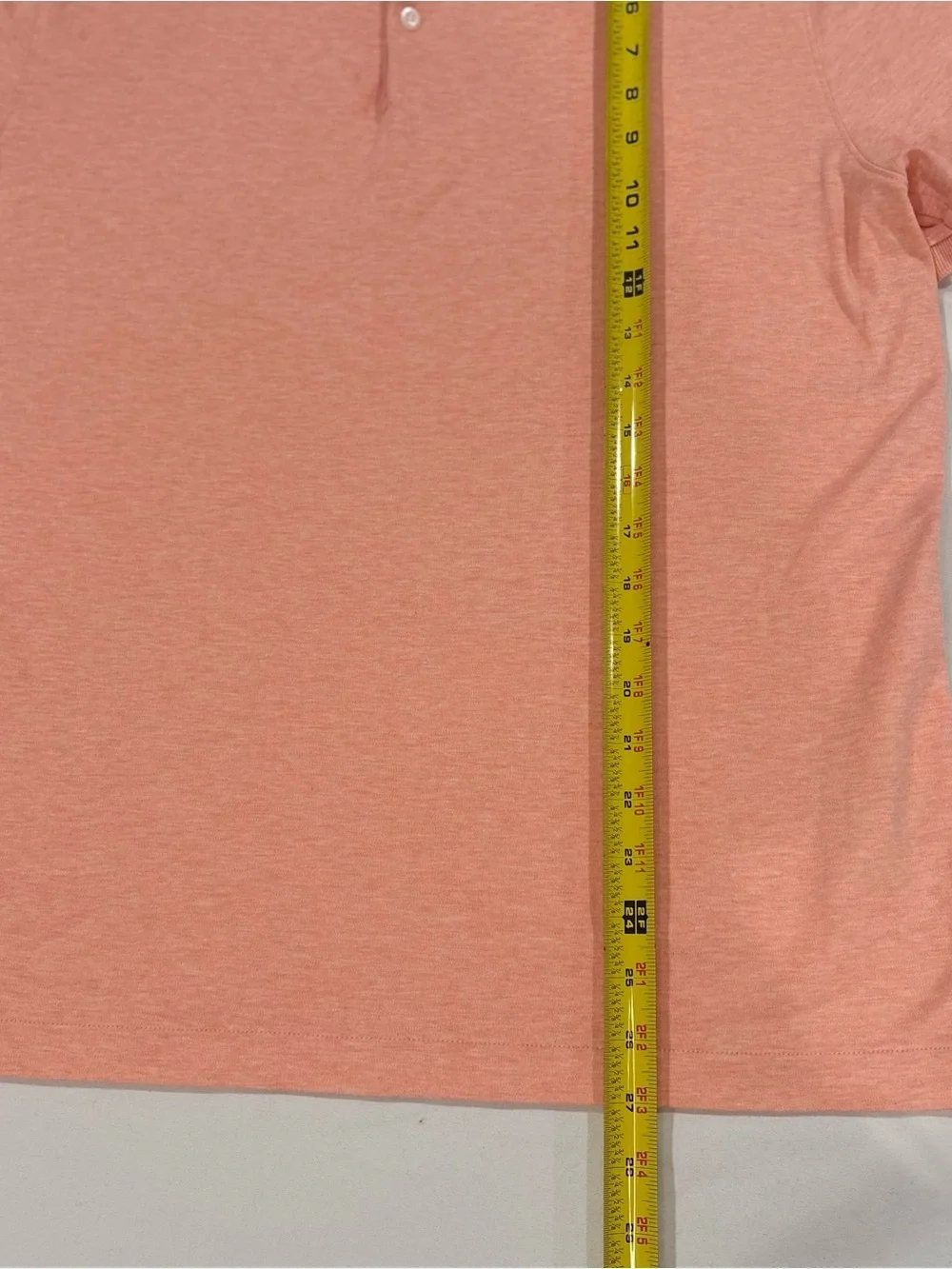 Banana Republic Men's Orange Polo Shirt Size L Short Sleeve